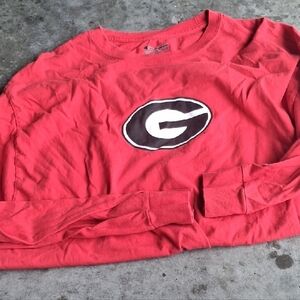 Georgia Bulldogs Red Long Sleeve Shirt